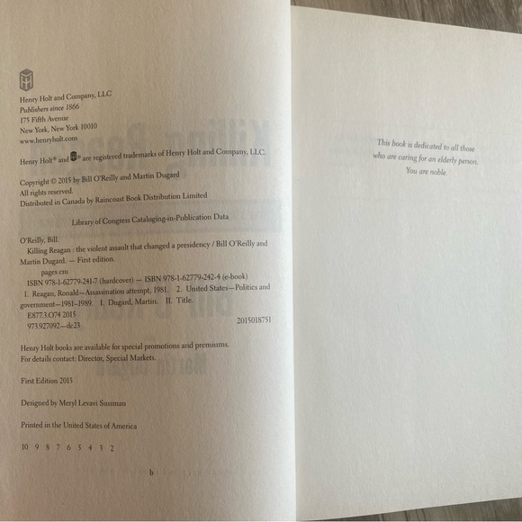 2/$10 Killing Reagan by Bill O’Reilly and Martin Dugard - Picture 5 of 5